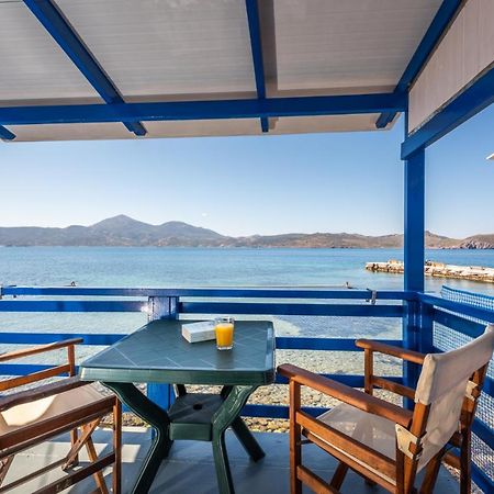 Blue Traditional Boathouse In Klima Klima  Exterior photo